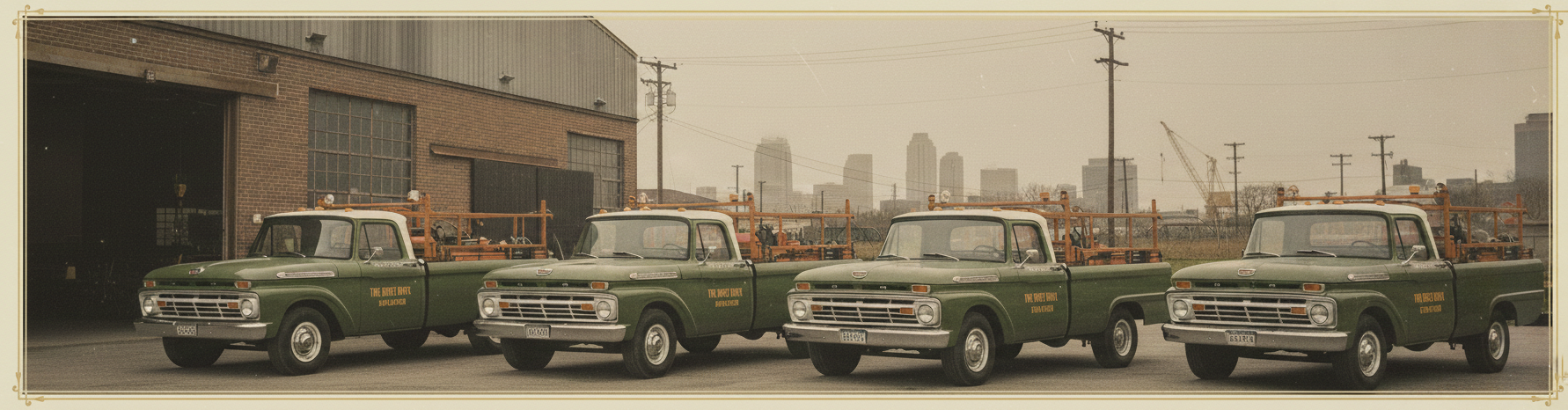 The Hoist Guys service trucks covering Missouri, Kansas, Oklahoma and surrounding Midwest states
