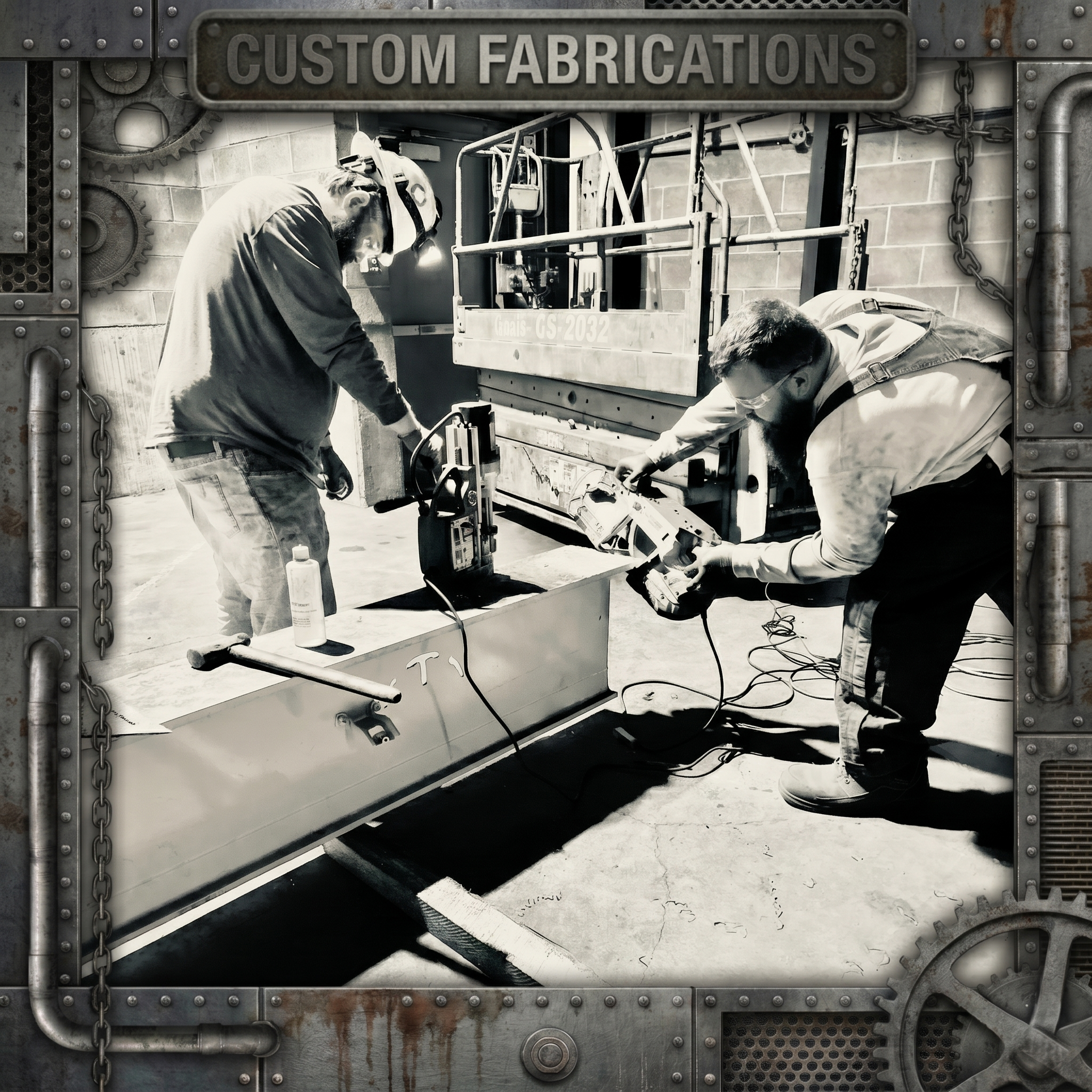 Custom fabricated lifting equipment
