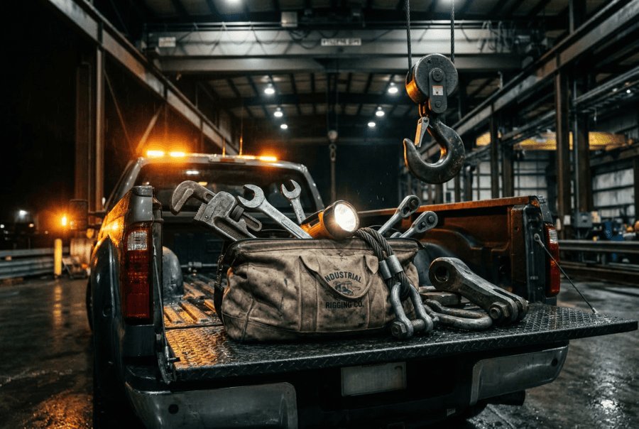 Emergency hoist service technician